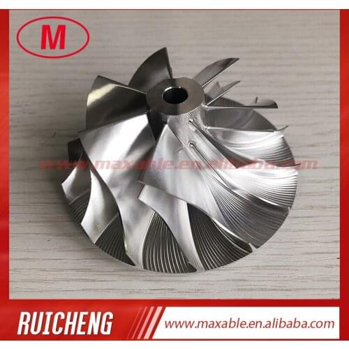 TD07S 57.70/78.00mm 7+7 blades Turbocharger Billet/milling/aluminum 2618 compressor wheel