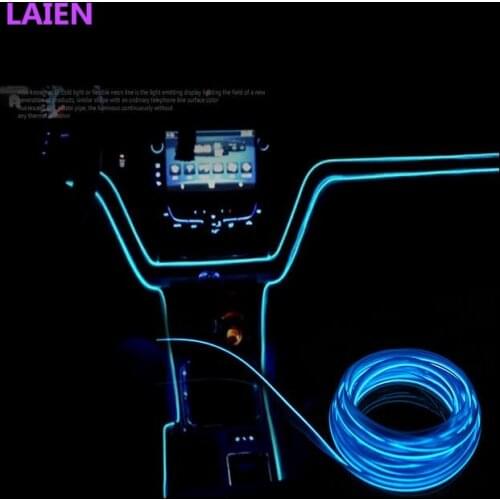 Universal 2.3 mm 3M Car Styling Flexible Neon Light Wire Rope fit for KIA Subaru Mercedes Ford BMW AUDI HONDA Fait Automobiles