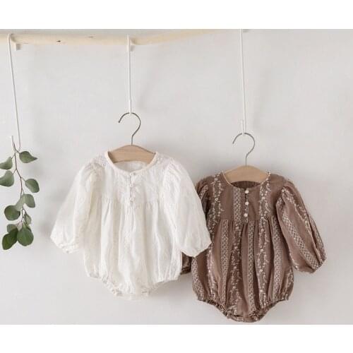 Spring long-sleeved baby one-piece bodysuit girl baby bodysuit baby girls clothes baby girl bodysuit