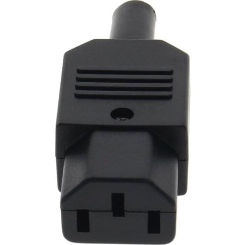 Fielect 1/2/3/5pcs AC Power Plugs Rated Voltage 110-250V Rated Current 10/16A Connection Type C13/C14/C20/C15 Number of Poles 3