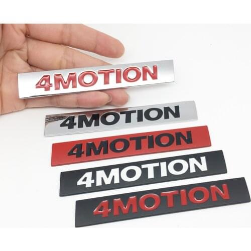 1X 4 MOTION Logo Emblem Badge car Sticker Decal for GOLF Polo Audi Quattro Jeep 4x4 Tiguan Jetta car accessories