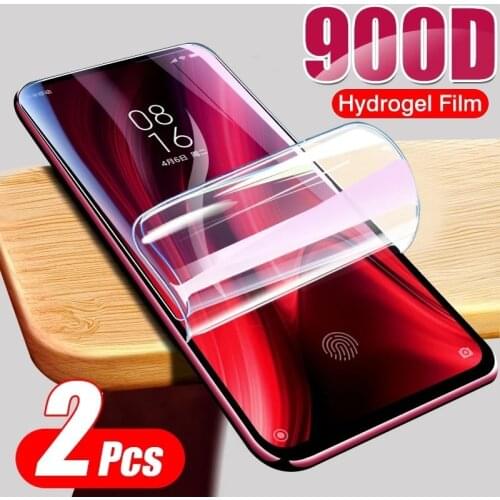 2Pcs Screen Protector For Xiaomi Redmi Note 9 Pro Max 9S 8 8T 7 6 5 Plus Hydrogel Film On Redmi 4 4X 9A 8A 7A 6A 5A Not Glass