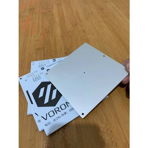 Funssor Voron 0/0.1 3D printer aluminum heated bed DC24V 100W build plate heater for Voron0 0.1 Voron 2.4 mini