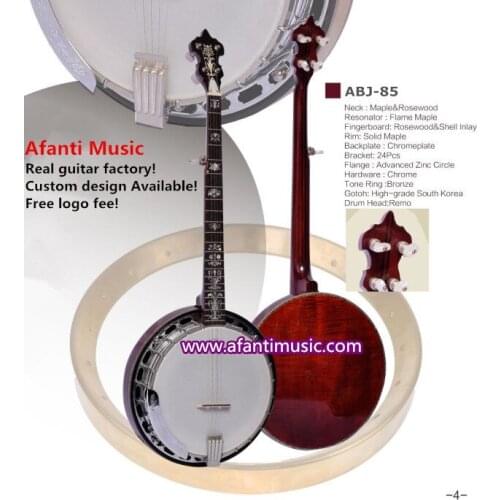 Afanti Music 5 Strings Banjo (ABJ-85)