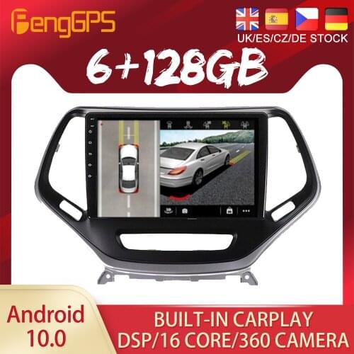 Android 10 PX6 DSP For JEEP Cherokee 2014 2018 Car DVD GPS Navigation Auto Radio Stereo Video Multimedia Carplay Player HeadUnit