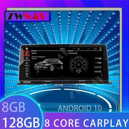 Car Dvd Multimedia Player For BMW 6GT 6 Series M6 2010-2017 Android 10 Eight core Auto GPS Navigation 128G CARPLAY