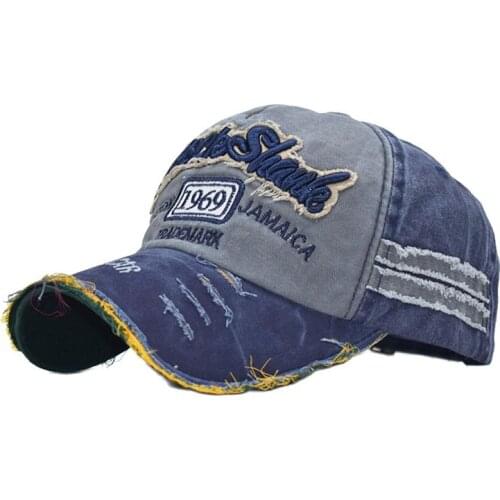 Spring And Autumn Fashion Outdoor Sports Baseball Cap Retro Embroidery Mens Cap Hip Hop Rebound Cap