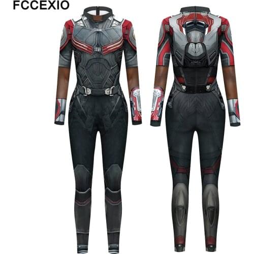 FCCEXIO Combat Gear 3D Print Women/Men Jumpsuit Carnival Fancy Party Cosplay Costume Bodysuit Adults Onesie Skinny Outfits