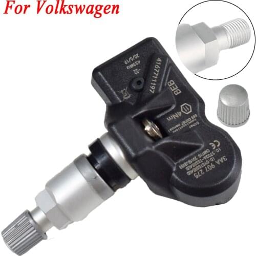 1Pcs 433Mhz Tire Pressure Monitoring Sensor TPMS Sensor For Volkswagen CC Tiguan 3AA907275 3AA907275B 3AA907275F Car Accessories
