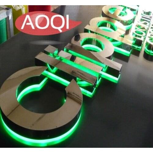 High Brightness Epoxy Resin with Stainless Steel Led Channel Letter Sign