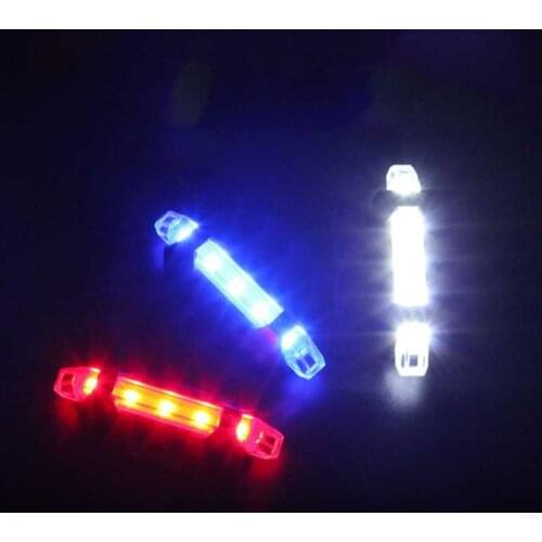 WasaFire Bike Bicycle Accessories Light 5 LED USB Rechargeable Bicycle Headlight Portable Taillight Rear Safety Warning Battery