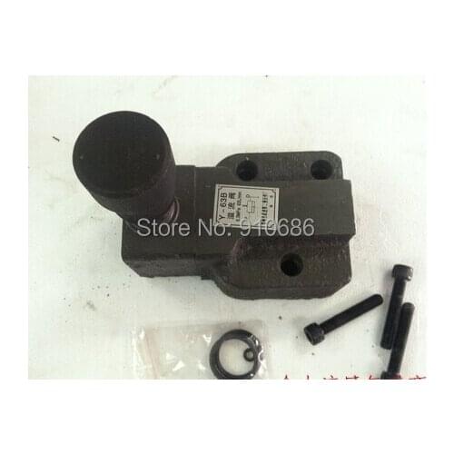Hydraulic valve the overflow valve Y-63B medium low pressure