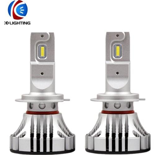 KD 1 Set H4 H7 LED Car Headlight High Low Beam Head Light Bulbs Fan H13 9004 9007 H1 H3 9005 9006 Fashion Luxurious Golden Light