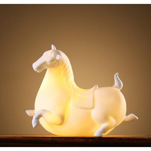 Ceramic Tangma Zen Tea Ornaments Decoration Home Hallway Soft Decoration Office Feng Shui Fortune Tea Pet Kung Fu Decoration