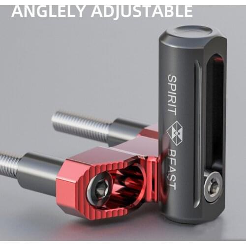 Spirit Beast Brand Motorcycle Handlebar Pressure Code Extension Rod Modified Mobile Phone Bracket Navigation Multi-Function Seat