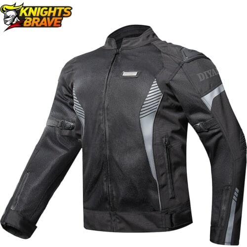 Motorcycle Jacket Summer Breathable Mesh Jaqueta Motociclista Chaqueta Moto Protective Gear Motorcross Clothing Motorbike Jacket