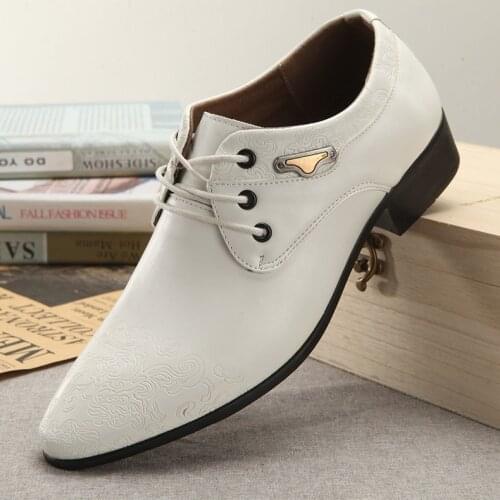 Mens Shoes Dress Dress Shoes Lace Dress Casual Zapatillas Hombre Chaussure Homme