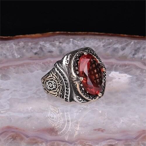 Zultanit 925 Sterling 925 K Silver Men 'S Ring