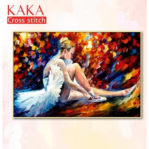 Cross stitch kits,Embroidery needlework sets with printed pattern,11CT-canvas for Home Decor Painting,Portrait Full NCKP035