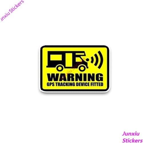 Attention GPS Tracking Car Sticker Car Window Car Styling Accessories Decal PVC 11cm*8cm Cover Scratches Waterproof