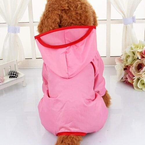 Pet Clothes Dog Cat Raincoat For Small Middle Large Dogs Hoodie Dog Products Puppy raincoat waterproof Jacket In Summer Apparel