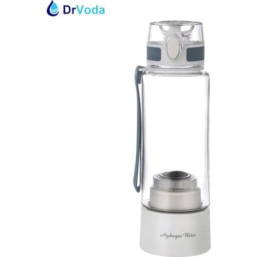 3000mAh Sport Portable SPE Hydrogen Water Generator 380ml PEM DuPont N117 Ion Membrane H2 Molecular Hydrogen Rich Ionizer Bottle