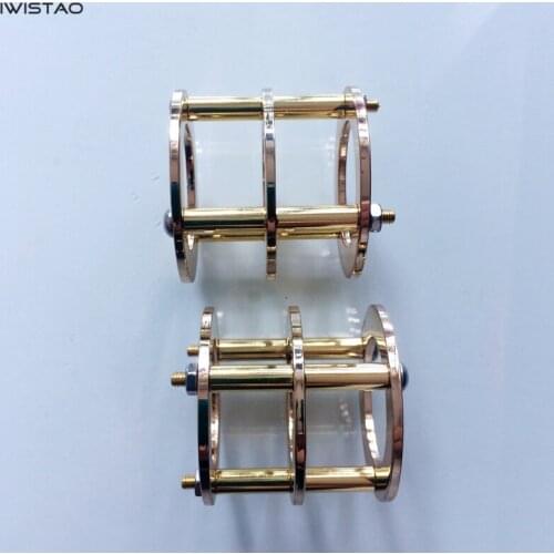 IWISTAO 1pc Tube Shield 24K Gold-plated Copper for tube 12AU7, 12AX7, 6N1, 6N3, 6N6 DIY for your Tube Amplifier Free Shipping