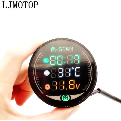 Night Vision Motorcycle Meter Time Temperature Voltage Table For Kawasaki ZX6R/636 H2 / H2R ZZR/ZX1400 S VeRsion ZX10R MODEL