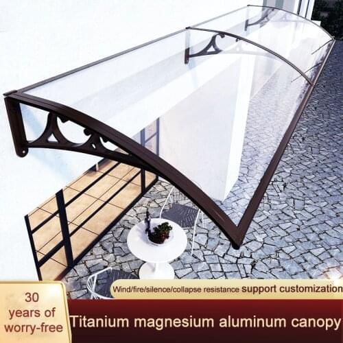 Canopies outdoor transparent endurance plate sunshade canopy balcony window canopy air conditioning door canopy support outdoor