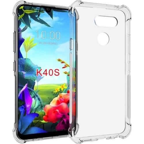 Crystal Clear Reinforced Corners TPU Shock Absorption and Anti-Scratch Cover case for LG Harmony 4 ,LG K40S,LG Premier Pro Plus