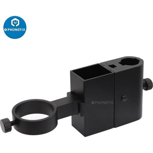 Diameter 40mm Adjustable Moncular Lens Holder Digital Video Microscope Stand For 22mm Pillar Microscope Bracket Microscope Parts