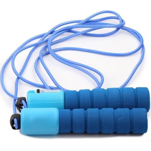 ITSTYLE Foam Handle Sport Jump Ropes Bodybuilding Fitness Skipping Rope Training Calorie with Number Counter