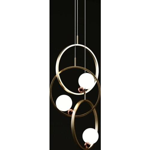 Nordic small chandelier modern minimalist living room bedroom dining room lamp creative bar clothing store decorative lamp