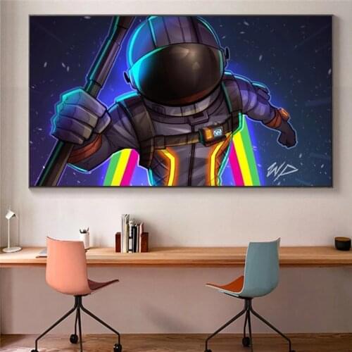 Dark Voyager Hot Game Posters And Prints Fortnites Canvas Art Wall Paintings On Home Decor Mural Pictures For Living Room