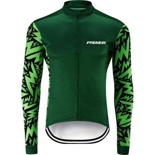 Frenesi Winter Autumn Unisex Cycling Jersey long sleeve Ropa ciclismo hombre Bicycle Wear Bike Clothing maillot Ciclismo