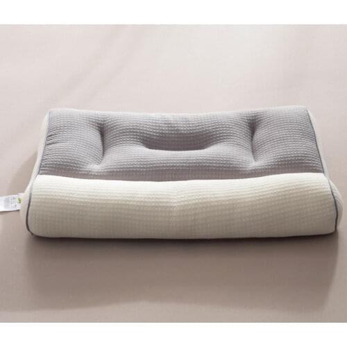 Knitted Jacquard Partition Pillow Super Soft Soybean Pillow at Home as a Gift for Parents and Friends to Bring a Good Sleep