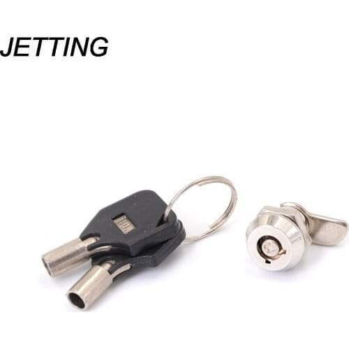 DIY Drawer Tubular Cam Lock Keyed Different for Door Mailbox Cabinet Tool Box with 2 Keys Furniture Hardware