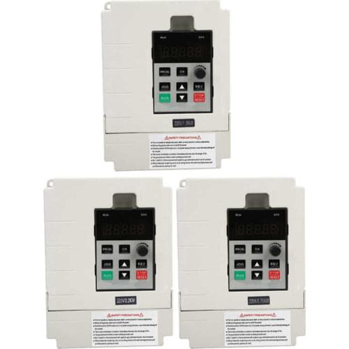 0.75KW 1.5KW 2.2KW Mini Inverter Frequency Converter Single-Phase Input 3-Phase Output White JH-S2-2T Model Series