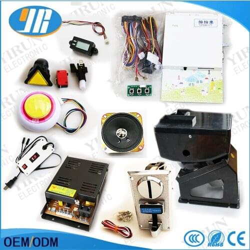 1 kit for VGA OUTPUT continuous shoot one touch 61 in 1 multi game board for kids game machine arcade cabinet DIY