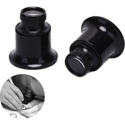 1pc 20X Jeweller Optical Glasses Magnifier Loupe Tools Watch Eyes Jeweler Watch Repair Eye Glasses Optical Lens Magnifier