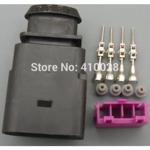 5sets 4Pin male car connector,Car Intake air pressure sensor plug,Car waterproof electrical connector for VW Audi etc
