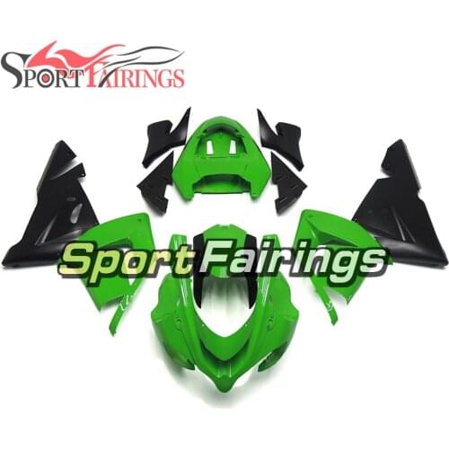 Black Green Injection Fairings For Kawasaki Ninja ZX10R ZX-10R 04 05 2004 2005 Complete Motorcycle Fairing Kit ABS Plastic Hulls