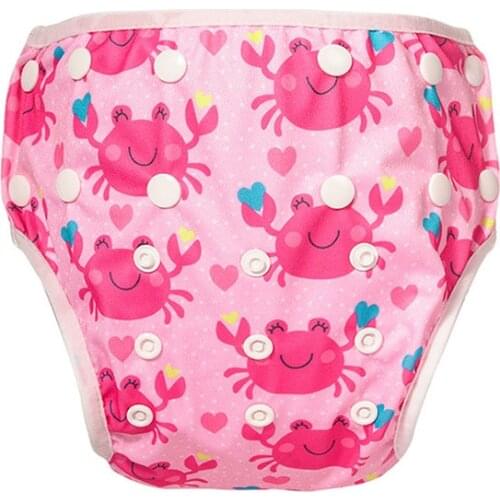 Baby Cotton Training Pants Panties Baby Diapers Baby Swim Diapers Waterproof Adjustable Diapers Breathable For Babies 3-15kg