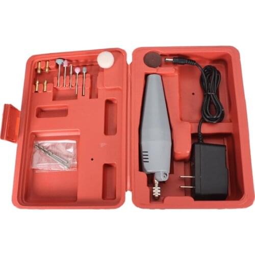 DC12V AC220V Mini Super Electric Drill Electric Grinder Set+Power Adapter