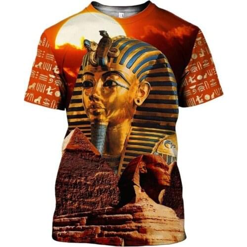 CLOOCL Brand T-shirt Ancient Egypt Gods T-shirts 3D Print Goddesses Pharaoh Tee Shirt Summer Men Women Short Sleeve Street Tops
