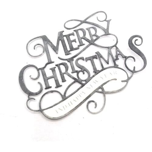 Julyarts Christmas Latter Futting Dies 2021 Fustelle Metalliche For DIY Scrapbooking-photo album Decorative Paper Cards