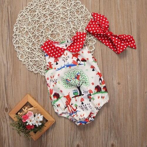 Summer Newborn Infant Baby Girl Floral Bodysuit Cotton Jumpsuit Clothes Beige Outfits Sunsuit Size 0-24M