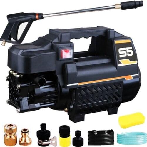 High Pressure Car Washer Household 220V High Power Portable Cleaner Fully Automatic Car Brushing Pump Water Gun