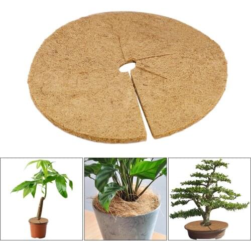 Plants Cover Potted Plants Winter Protection Coconut Mulch Cover Coir Mat For Garden Potted Plant Keep Warm 40cm