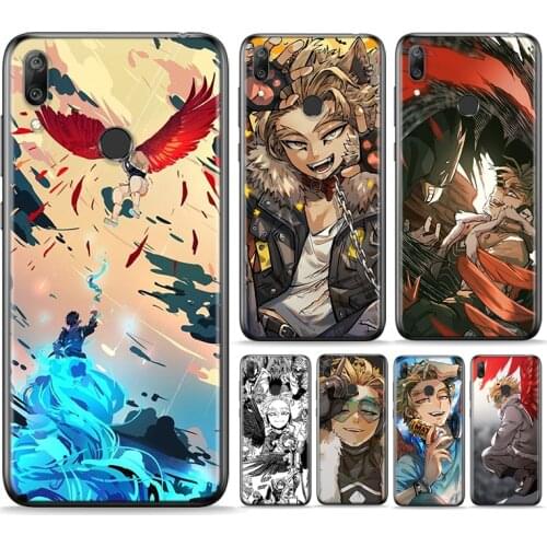 BNHA Hawks Coat Anime Silicone Cover For Huawei P Smart 2021 2020 Z S Plus Mate 30 20 10 Pro Lite 2019 2018 Phone Case
